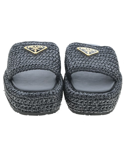 PRADA（プラダ）サンダル 紺 サイズ:EU38(24.5cm位) レディース/2200672751042