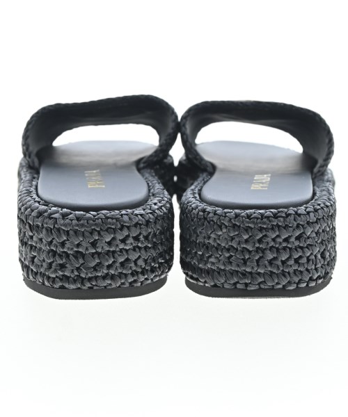PRADA（プラダ）サンダル 紺 サイズ:EU38(24.5cm位) レディース/2200672751042