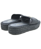 PRADA（プラダ）サンダル 紺 サイズ:EU38(24.5cm位) レディース/2200672751042
