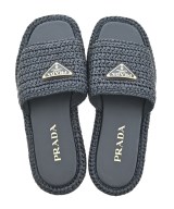 PRADA（プラダ）サンダル 紺 サイズ:EU38(24.5cm位) レディース/2200672751042