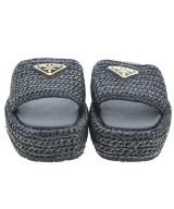 PRADA（プラダ）サンダル 紺 サイズ:EU38(24.5cm位) レディース/2200672751042