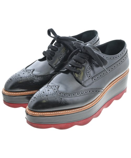 PRADA(プラダ)ドレスシューズ/ローファー 黒 サイズ:EU38(24.5cm位)/2200672975080