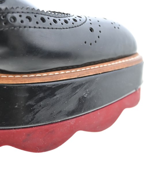 PRADA（プラダ）ドレスシューズ/ローファー 黒 サイズ:EU38(24.5cm位) レディース/2200672975080