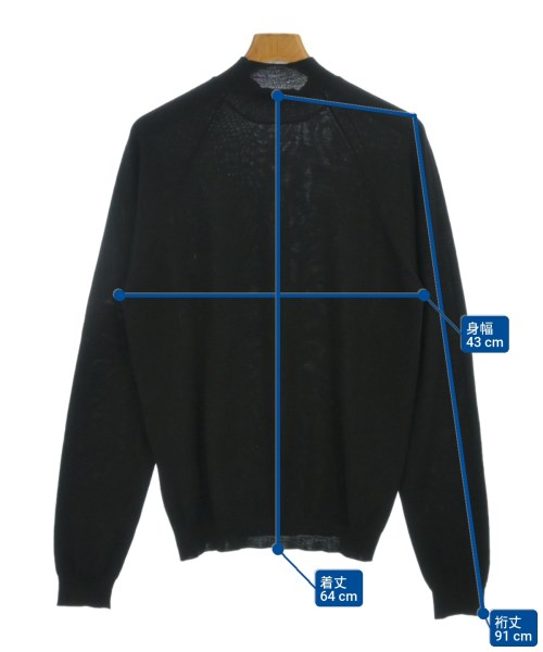 PRADA（プラダ）ニット・セーター 黒 サイズ:48(L位) メンズ/2200673001016