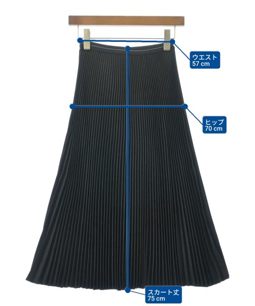 PRADA（プラダ）ロング・マキシ丈スカート 黒 サイズ:36(XS位) レディース/2200673017017