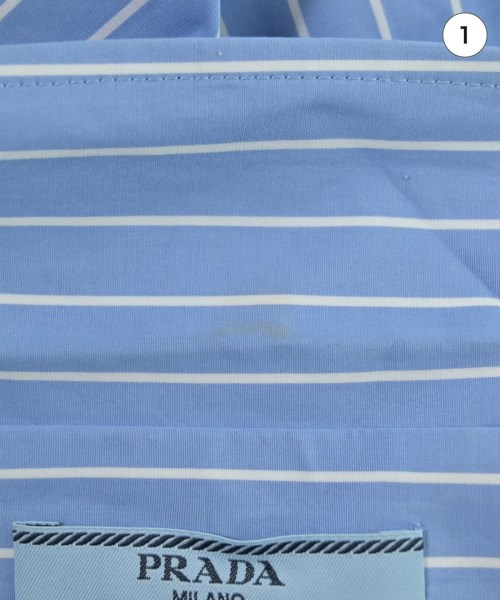 PRADA（プラダ）ドレスシャツ 青 サイズ:38(S位) レディース/2200673032065
