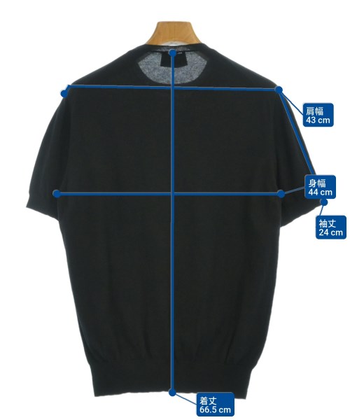 PRADA（プラダ）ニット・セーター 黒 サイズ:42(XS位) メンズ/2200673210067