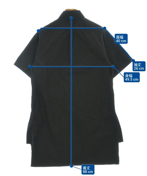 PRADA（プラダ）カジュアルシャツ 黒 サイズ:36(XS位) レディース/2200670358168