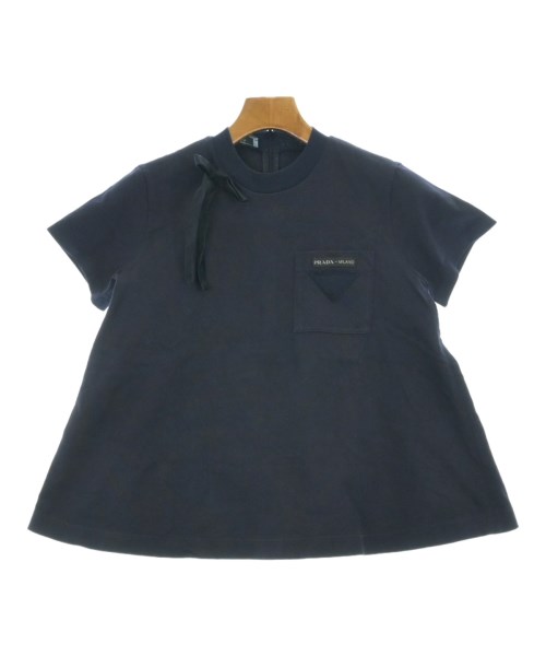 PRADA(プラダ)Tシャツ・カットソー 紺 サイズ:36(XS位)/2200670358182