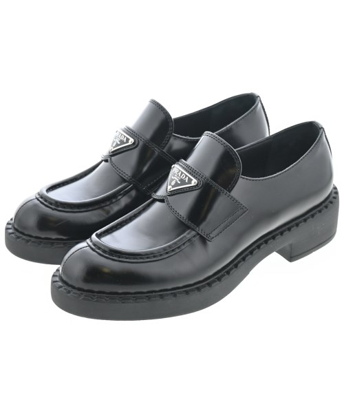PRADA(プラダ)ドレスシューズ/ローファー 黒 サイズ:EU37 1/2(24cm位)/2200673895028