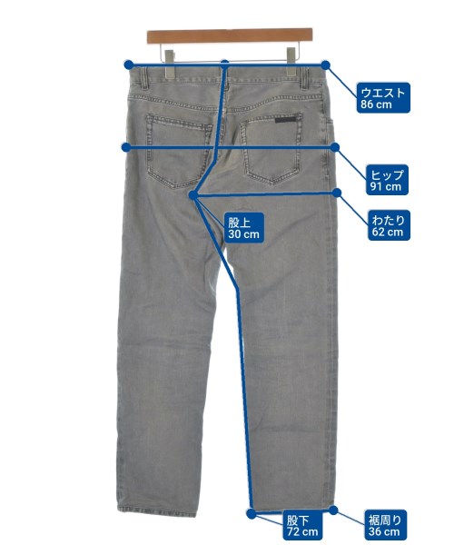 PRADA（プラダ）デニムパンツ グレー サイズ:33(L位) メンズ/2200674019034