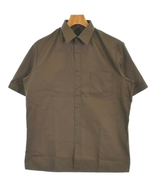 PRADA(プラダ)カジュアルシャツ 茶 サイズ:40(L位)/2200674295018