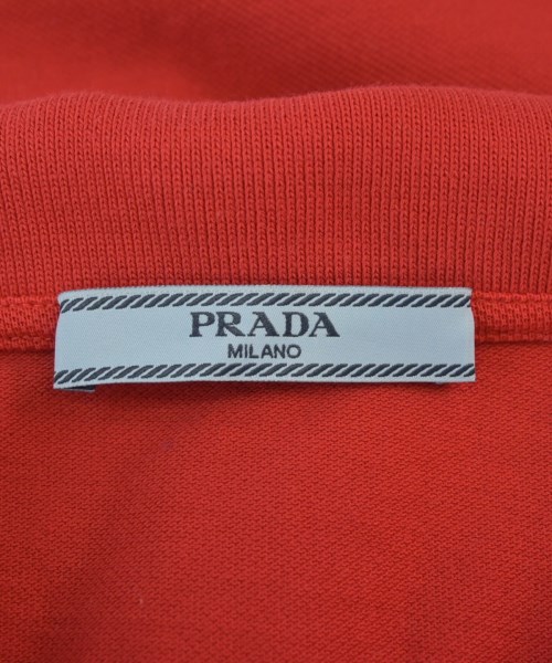 PRADA（プラダ）ポロシャツ 赤 サイズ:40(M位) レディース/2200674295025