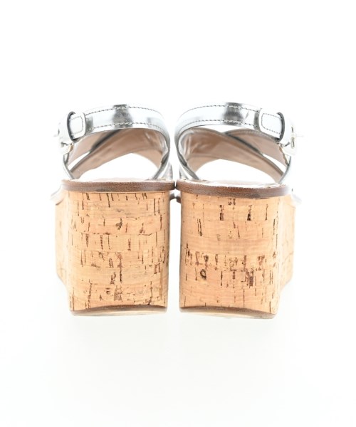 PRADA（プラダ）サンダル シルバー サイズ:EU37 1/2(24cm位) レディース/2200670862016
