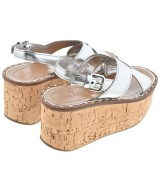 PRADA（プラダ）サンダル シルバー サイズ:EU37 1/2(24cm位) レディース/2200670862016