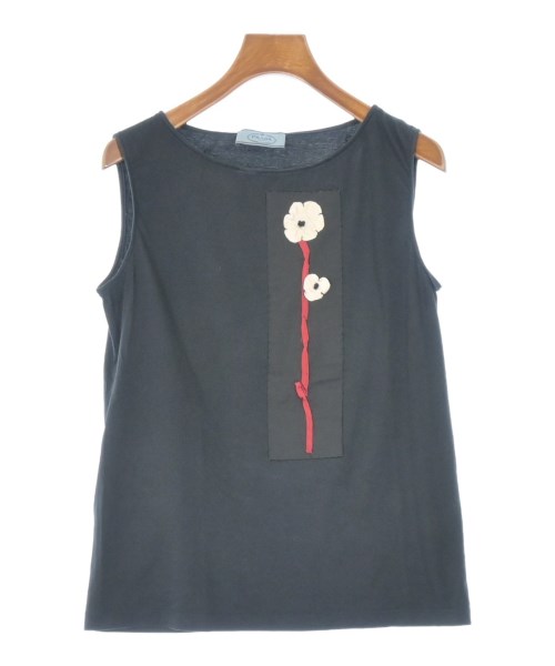 PRADA(プラダ)タンクトップ 黒 サイズ:38(S位)/2200674923201