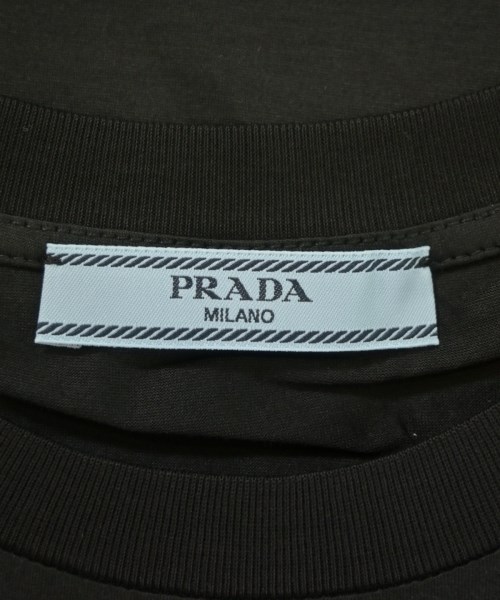PRADA（プラダ）Tシャツ・カットソー 黒 サイズ:M メンズ/2200674930032