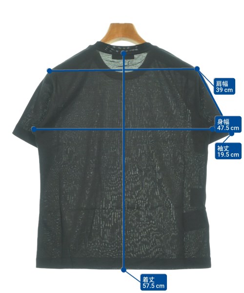 PRADA（プラダ）Tシャツ・カットソー 黒 サイズ:M メンズ/2200674930032