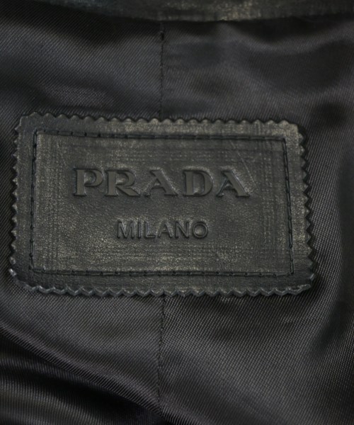 PRADA（プラダ）コート 黒 サイズ:48(L位) メンズ/2200675391016