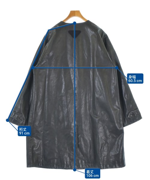 PRADA（プラダ）コート 黒 サイズ:48(L位) メンズ/2200675391016