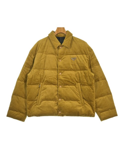 PRADA(プラダ)ダウンジャケット/ダウンベスト 茶 サイズ:S/2200675422024