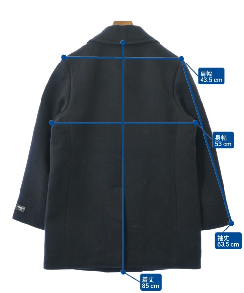 PRADA（プラダ）ピーコート 紺 サイズ:42(M位) レディース/2200675422031