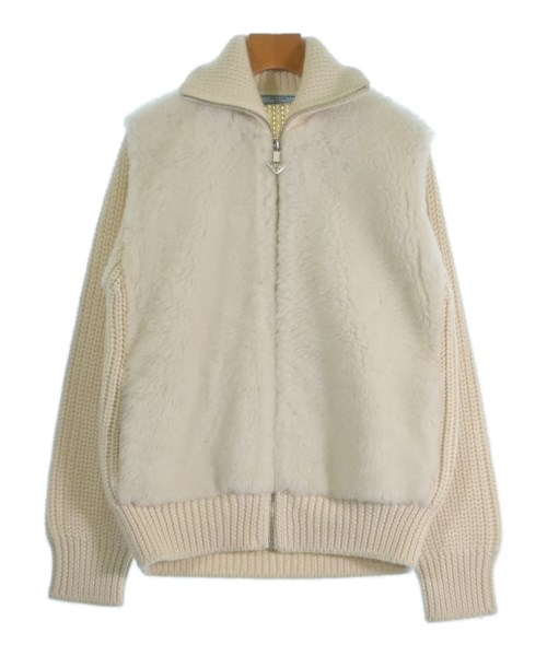 PRADA(プラダ)カーディガン ベージュ サイズ:38(S位)/2200675422055