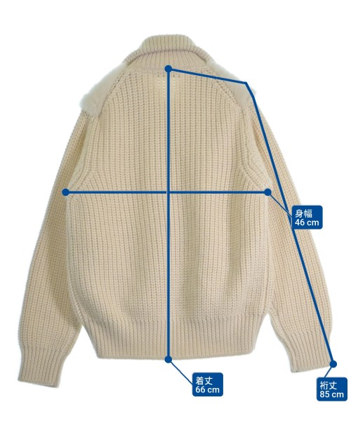 PRADA（プラダ）カーディガン ベージュ サイズ:38(S位) レディース/2200675422055