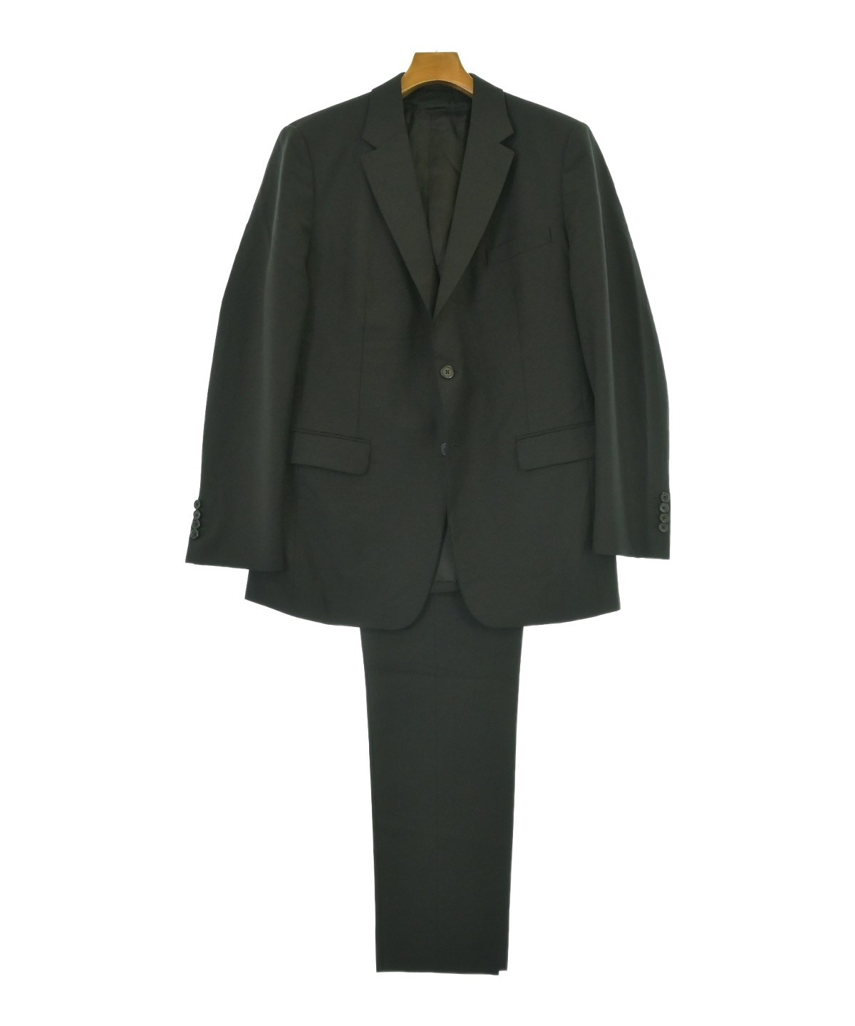PRADA メンズコットンスーツmade in Italy サイズ52R PRADA（プラダ）ビジネス 黒 サイズ:52/52(XXL位) メンズ