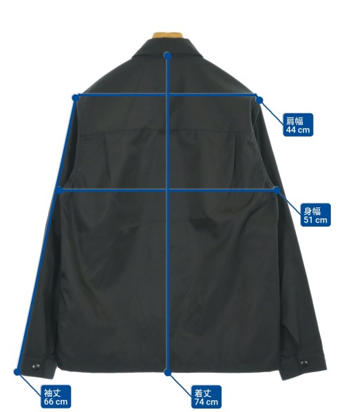 PRADA（プラダ）カジュアルシャツ 黒 サイズ:XS メンズ/2200668074858