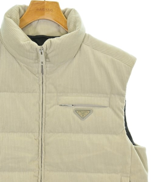 PRADA（プラダ）ダウンジャケット/ダウンベスト 白 サイズ:48(L位) メンズ/2200668074865