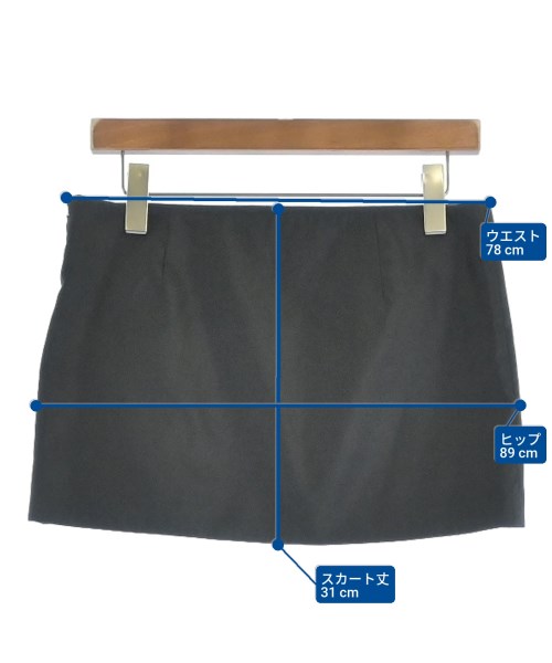 PRADA（プラダ）ミニスカート 黒 サイズ:38(S位) レディース/2200675171106