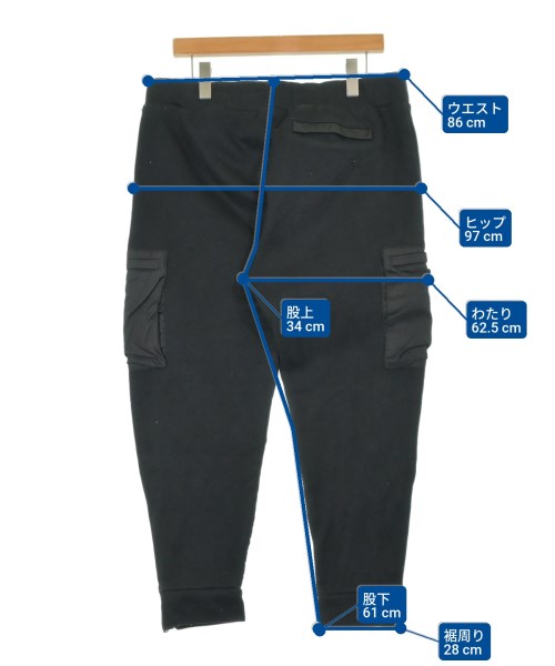 PRADA（プラダ）カーゴパンツ 黒 サイズ:XL メンズ/2200675171113