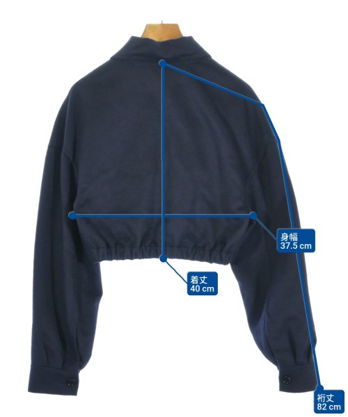 PRADA（プラダ）ブルゾン 紺 サイズ:38(S位) レディース/2200675171137