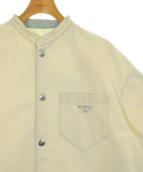PRADA（プラダ）カジュアルシャツ 白 サイズ:XXL メンズ/2200675473026