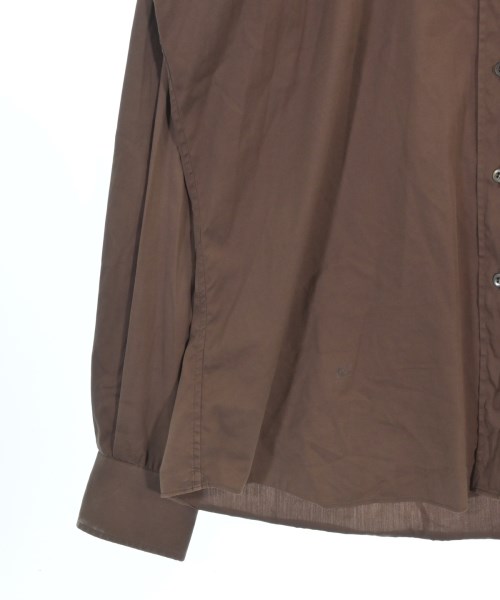 PRADA（プラダ）カジュアルシャツ 茶 サイズ:43(XXL位) メンズ/2200675892018