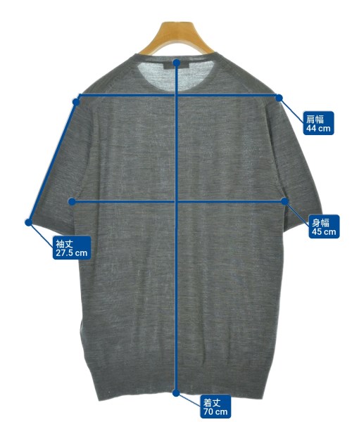 PRADA（プラダ）ニット・セーター グレー サイズ:48(L位) メンズ/2200670155095