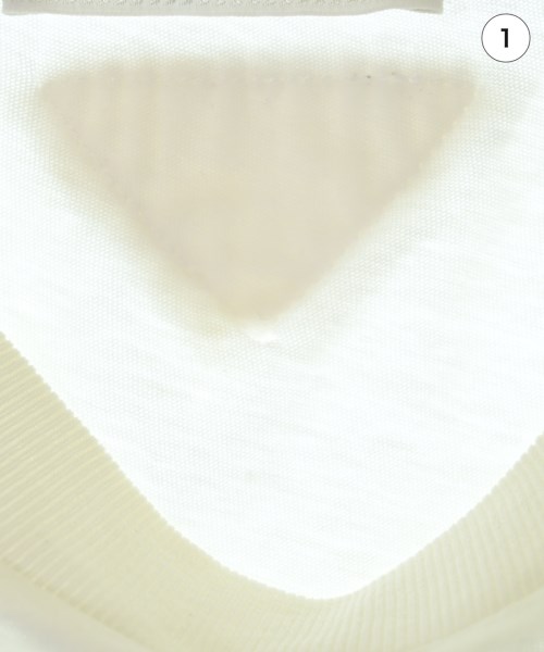 PRADA（プラダ）Tシャツ・カットソー 白 サイズ:M メンズ/2200670423088
