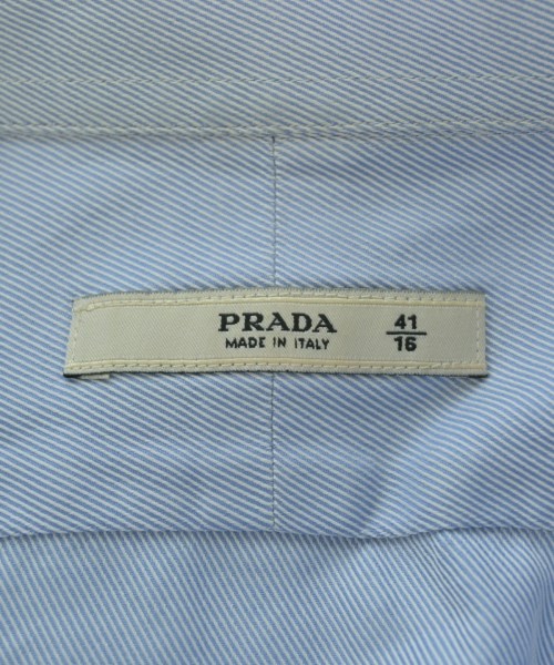 PRADA（プラダ）カジュアルシャツ 青 サイズ:16(L位) メンズ/2200676330045