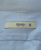 PRADA（プラダ）カジュアルシャツ 青 サイズ:16(L位) メンズ/2200676330045