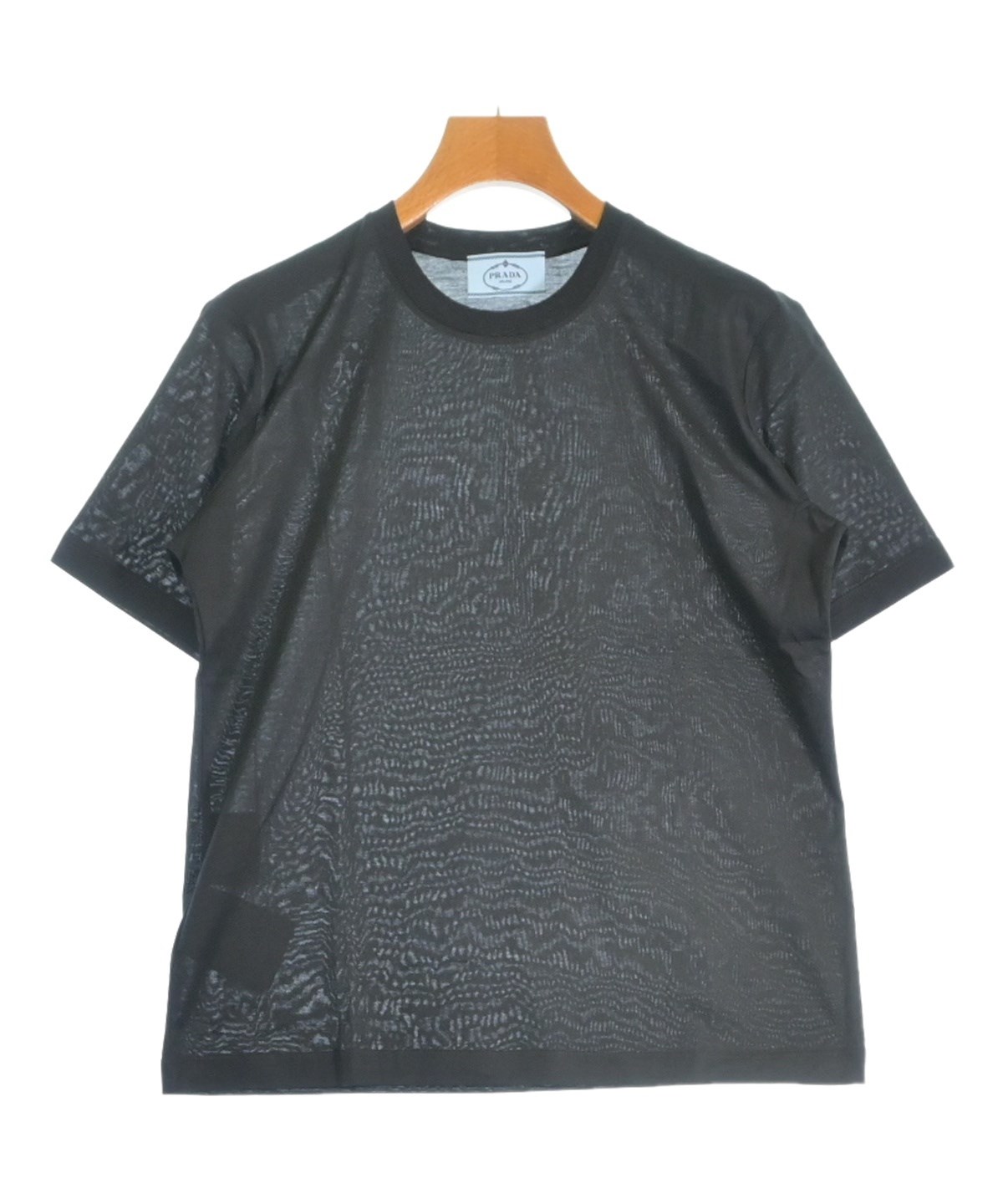 PRADA（プラダ）Tシャツ・カットソー 黒 サイズ:M レディース