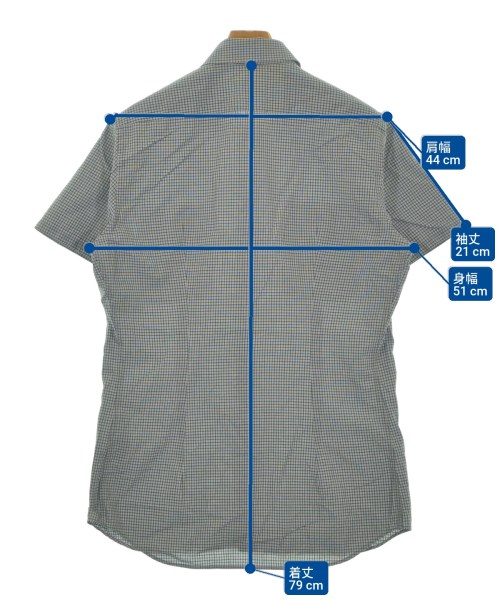 PRADA（プラダ）カジュアルシャツ グレー サイズ:41(XL位) メンズ/2200676518016