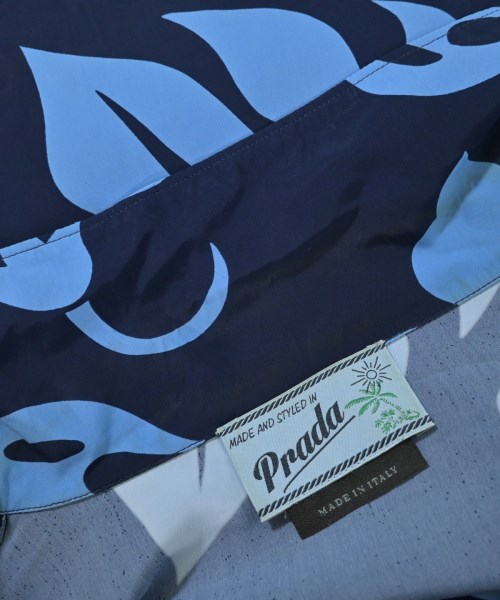 PRADA（プラダ）カジュアルシャツ 紺 サイズ:S メンズ/2200676731064