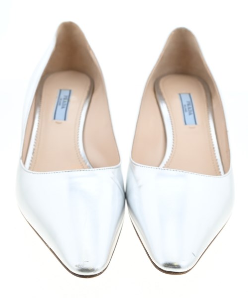 PRADA（プラダ）ビジネス・ドレスシューズ シルバー サイズ:EU39(25.5cm位) レディース/2200676775105