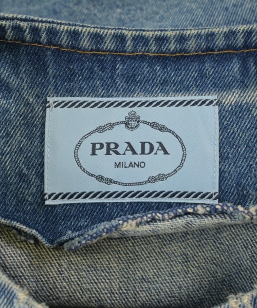 PRADA（プラダ）デニムジャケット 青 サイズ:36(XS位) レディース/2200676850017