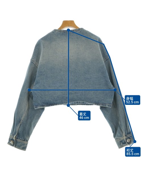 PRADA（プラダ）デニムジャケット 青 サイズ:36(XS位) レディース/2200676850017