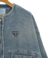 PRADA（プラダ）デニムジャケット 青 サイズ:36(XS位) レディース/2200676850017