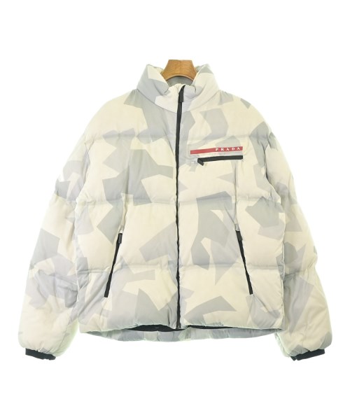 PRADA(プラダ)ダウンジャケット/ダウンベスト 白 サイズ:M/2200676898019