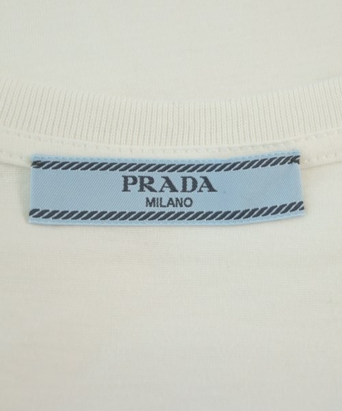 PRADA（プラダ）Tシャツ・カットソー 白 サイズ:S レディース/2200676898101