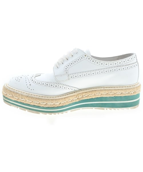 PRADA（プラダ）エスパドリーユ 白 サイズ:EU37 1/2(24cm位) レディース/2200670577255
